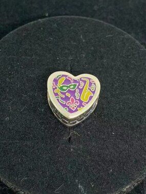 Pandora Louisiana Heart Charm S925 Sterling silver